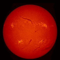 Image of Sun's chromosphere