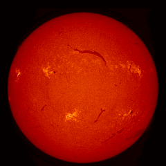 Image of Sun's chromosphere