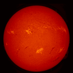 Image of Sun's chromosphere