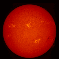 Image of Sun's chromosphere