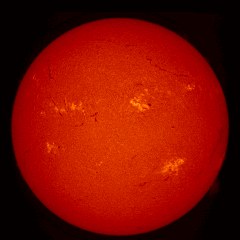 Image of Sun's chromosphere