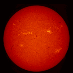 Image of Sun's chromosphere