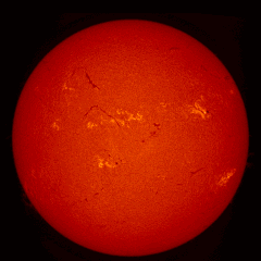 Image of Sun's chromosphere