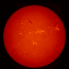 Image of Sun's chromosphere