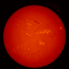 Image of Sun's chromosphere