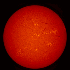 Image of Sun's chromosphere