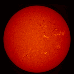 Image of Sun's chromosphere