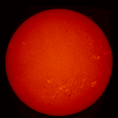 Image of Sun's chromosphere