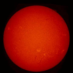 Image of Sun's chromosphere