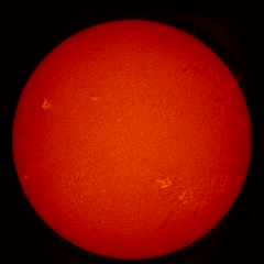 Image of Sun's chromosphere