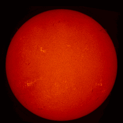 Image of Sun's chromosphere