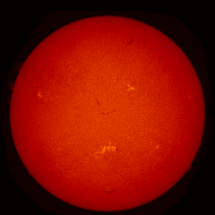 Image of Sun's chromosphere