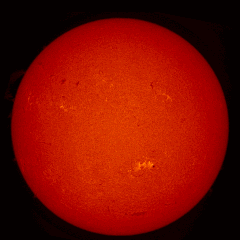 Image of Sun's chromosphere