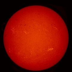 Image of Sun's chromosphere