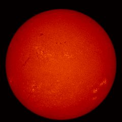 Image of Sun's chromosphere