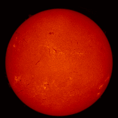 Image of Sun's chromosphere