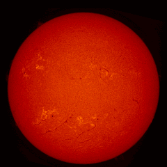 Image of Sun's chromosphere