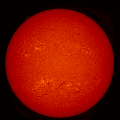 Image of Sun's chromosphere