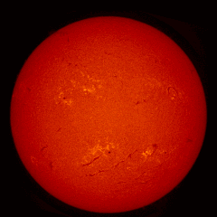 Image of Sun's chromosphere