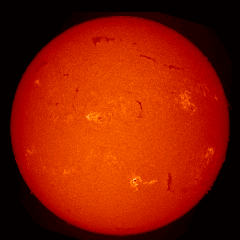 Image of Sun's chromosphere