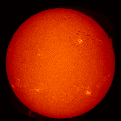 Image of Sun's chromosphere