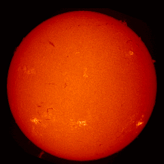 Image of Sun's chromosphere