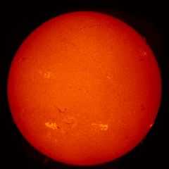 Image of Sun's chromosphere