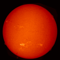 Image of Sun's chromosphere