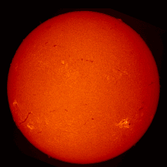 Image of Sun's chromosphere