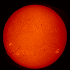 Image of Sun's chromosphere