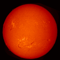 Image of Sun's chromosphere