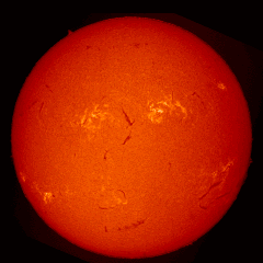 Image of Sun's chromosphere