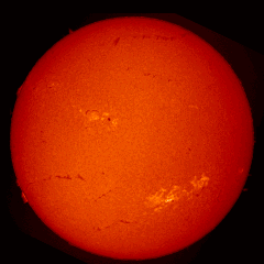 Image of Sun's chromosphere