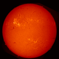 Image of Sun's chromosphere