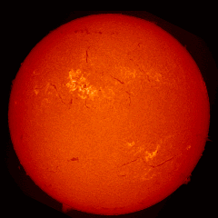 Image of Sun's chromosphere