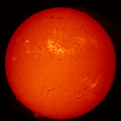 Image of Sun's chromosphere