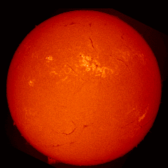 Image of Sun's chromosphere