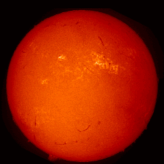 Image of Sun's chromosphere