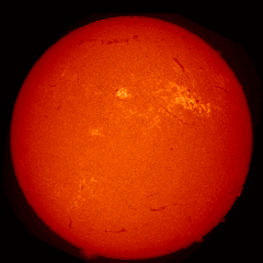 Image of Sun's chromosphere