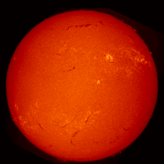 Image of Sun's chromosphere