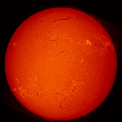 Image of Sun's chromosphere