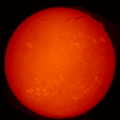 Image of Sun's chromosphere