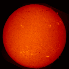 Image of Sun's chromosphere