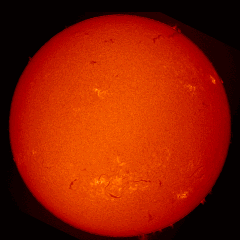 Image of Sun's chromosphere