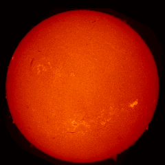 Image of Sun's chromosphere