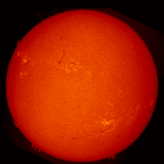 Image of Sun's chromosphere