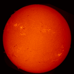 Image of Sun's chromosphere