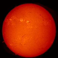 Image of Sun's chromosphere