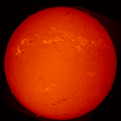 Image of Sun's chromosphere