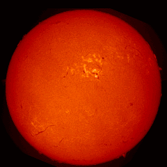 Image of Sun's chromosphere